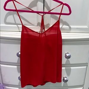 Red Silky Cami